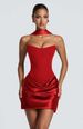Women's Slim Fit Pleated Dress Sexy Strappy Short Skirt Elegant Hot Girl Style Clothing_ecoleips.com