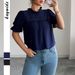 Women's Clothing Simple Fashion Style Lace Collar Hollow Shirt Women's Clothing Spring And Summer_ecoleips.com