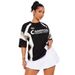 Women's Clothing Street Style Letter Printing Loose Round Neck Short Sleeved T Shirt Summer Hot Girl Personality Versatile Trendy T Shirt_ecoleips.com