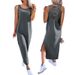 Women's Clothing New Fashion Slim Solid Color Back Lace Sleeveless Dress_ecoleips.com