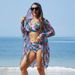 Women's Clothing Multi Color Printing Sexy High End Swimsuit Bikini Three Piece Women's Swimsuit_ecoleips.com