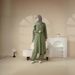 2025 New Muslim Women's Two-Piece Slimming Elegant Long Robe Dress_ecoleips.com