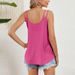 2025 New Solid Color V-neck Women's Base Layer Camisole Top_ecoleips.com