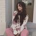 girl Korean Style Loose Slimming Round Neck Super Popular Long Sleeve Snowflake Christmas New Year Sweater For Women_ecoleips.com