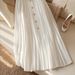 Women's Clothing This Year Popular High End And Beautiful A Line High Waist Skirt Female Pleated Skirt Summer_ecoleips.com