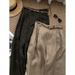 Aria Basics Old Money Style Khaki Linen Wide-Leg For Women 2025 Summer High-Waisted Thin Slimming Relaxed Straight-Leg Casual Pants_ecoleips.com