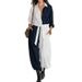 Women's Clothing Spring Fashion Solid Color Patchwork Long Sleeve Shirt With Tie Jumpsuit For Women_ecoleips.com