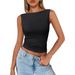European And American 2025 Spring And Summer New Sleeveless Vest Hot Girl Slim Fit Y2K Fashion Sexy Tops For Women_ecoleips.com
