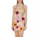 Women's Clothing Embroidery Three-Dimensional Flower Hanging Neck Slim-Fit Dress_ecoleips.com