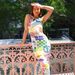 New Cross-border European American Women's, Street Fashion, Unique And Colorful Patterned Sleeveless Sexy Slim-fit_ecoleips.com