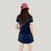 New Women's Two Piece Swimsuit Set Conservative Tummy Concealing Slimming Flat Heel Sporty Hot Spring Summer Outfit For Students_ecoleips.com