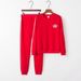 Women's Clothing Autumn And Winter New Hot Crown Printed Round Neck Sweater Pants Suit Women_ecoleips.com