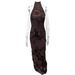 Women's Slim Fit Dress European American Style 3D Embroidery Tie-up Round Neck Open Back Elegant_ecoleips.com