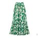 Women's Clothing American Style V Neck Floral One Piece Swimsuit New Hot Selling Item_ecoleips.com