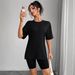 Women's Oversized Casual T-Shirt Soft Breathable Plain Tee for Everyday Comfort And Layering_ecoleips.com