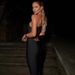 Women's Clothing Summer New Style Personality Oblique Shoulder Hollow Sexy High Slit Temperament Slim Dress_ecoleips.com
