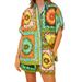 2026 New Spring Women's Clothing, Cross-Border European American Fashion S, Loose Printed Cardigan And Casual Shorts_ecoleips.com