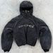 Trendy Y2k Style Men's Zip-Up Hoodie With Face Cover Pullover - Streetwear Unisex Oversized Fit Fashion_ecoleips.com