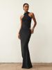 JULISSA MO Satin Sexy Hollow Out Women Maxi Dress Black Sleeveless High Waist Dress Female Autumn Skinny Elegant Party Clubwear_ecoleips.com