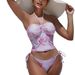 Women's Clothing Fashion Sexy New Printed Split Swimsuit Women's Bikini Swimwear_ecoleips.com