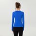 Women's Quick Drying Long Sleeve Sports Yoga T-Shirt Crew Neck Running Fitness Top Sweat Absorbing Bodysuit 1.0_ecoleips.com