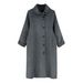 Luxi Korean High-End Stand Collar Double-Sided Wool Coat For Women, Mid-Length 2025 Winter Woolen Jacket 5053_ecoleips.com
