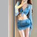 Women's Clothing Bikini Four Piece Split Slim Conservative Student Small Chest Hot Spring Female Swimsuit Promise_ecoleips.com