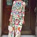 Women O-neck Long Sleeved Lace Up Beach Dress Casual Bohemian Summer Maxi Dresses Geometric Pattern Printed Loose Holiday Dress_ecoleips.com