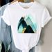 European And American Cross-border Foreign Trade Women's Clothing Geometric Pattern Printed Round-neck Short-sleeve_ecoleips.com