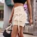 Women's Clothing Denim Work Pants Casual Pocket Shorts Elastic Waist Women_ecoleips.com