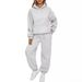 Women's Clothing Casual Sports Sweatshirt Jogger Set Regular Thickness Spring/Autumn_ecoleips.com