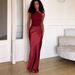 New Solid Color Off-Shoulder Sleeveless Backless Skirt Dress_ecoleips.com