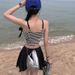 Aria Basics Two-Piece Bikini Three-Piece Set Korean High-End Slimming Cover-Up Swimsuit Women's Conservative_ecoleips.com