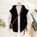 Women’s Clothing Spring And Autumn Thin Hooded Cardigan Vest Jacket Female Design Fat MM 20 300 Pounds Loose Sleeveless Vest Top_ecoleips.com