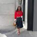 Women's Oversized Slim-Fit Long Sleeve Half-Zip Hoodie - Red Letter Print, Trendy & Breathable Cotton Blend_ecoleips.com