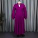 Women's Clothing High Grade Hollow Small Stand Up Collar Banquet Dress Autumn Lantern Sleeve Pleated Skirt Dress_ecoleips.com