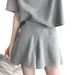 Women's Clothing Summer Polo Shirt Short Sleeve + Shorts Two Piece Sports Suit Female Stylish New Style_ecoleips.com