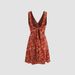 2026 European And American Cross-Border Floral Design V-Neck Fresh Elegant Temperament Dress For Women_ecoleips.com