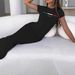 Elegant Casual Long Dress Slim Fit Round Neck Short Sleeve Women's Spring Summer Clothing_ecoleips.com
