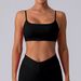Europea Ad America Cross-Border Tight Twist Kot Beautiful Back Gathered Fitess Sports Bra Brushed Yoga Top For_ecoleips.com