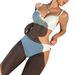 Voya 2026 European And American New Bikini Three-piece Swimsuit For Women With Three-dimensional Floral Design,_ecoleips.com