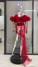 Women's Clothing Sexy Suspender Tube Top Miniskirt Banquet Evening Dress Red Carpet Catwalk Dress_ecoleips.com