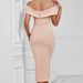 Women's Sexy One-Shoulder Cocktail Dress - Elegant Short Sleeve Evening Gown For Parties (Pure Color, Celebrity Style)_ecoleips.com