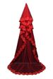 1.5m Bridal Veil With Lace Edging – Delicate Single-Layer Tulle For Weddings (White/Ivory/Red, Multiple Lengths)_ecoleips.com