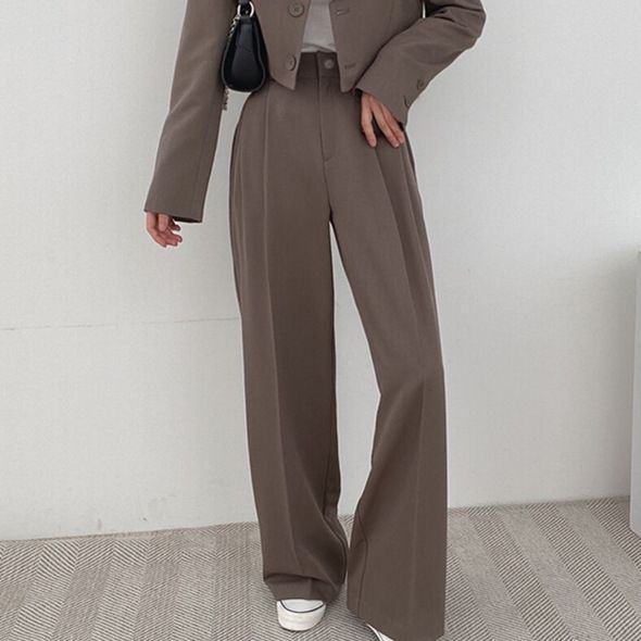Women's Clothing Spring Style Women's Blazer Petite Figure Stylish Design Elegant Commuter Suit Set For Formal & Casual For Women_ecoleips.com