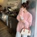 girl Thickened Fuzzy Pullover Sweater For Women 2025 Autumn Winter New Lazy Style Slimming Inner Knitted Top_ecoleips.com
