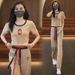 Summer Fashion Casual Women's Two Piece Set Reducing Slimming Wide Leg Pants Short Sleeve T-Shirt Age New Style Suit 2026_ecoleips.com