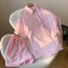 Women's Clothing Shorts Shirt Wide Leg Shorts Two Piece Suit Summer Commuter Suit_ecoleips.com