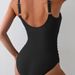 Women's Clothing One Piece Swimsuit Solid Color Hollow Backless High Waist Conservative Tankini Swimsuit_ecoleips.com