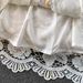 Women's French Style Lace Print Dress Heavy Duty Hollowed Out Lapel Slimming Long Gown With Metal Buckle Waist Cinching For Spring And Autumn_ecoleips.com